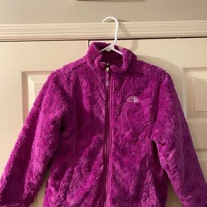 Girls’ North Face Mossbud Swirl reversible jacket